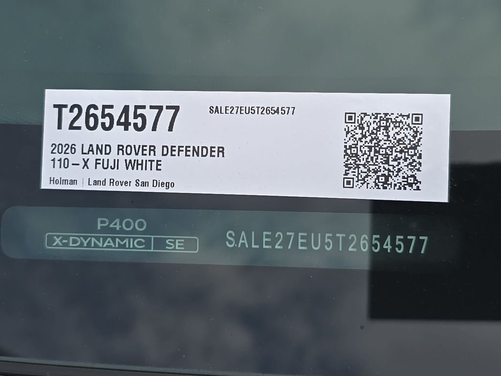 New 2026 Fuji White Land Rover X-Dynamic SE image 36
