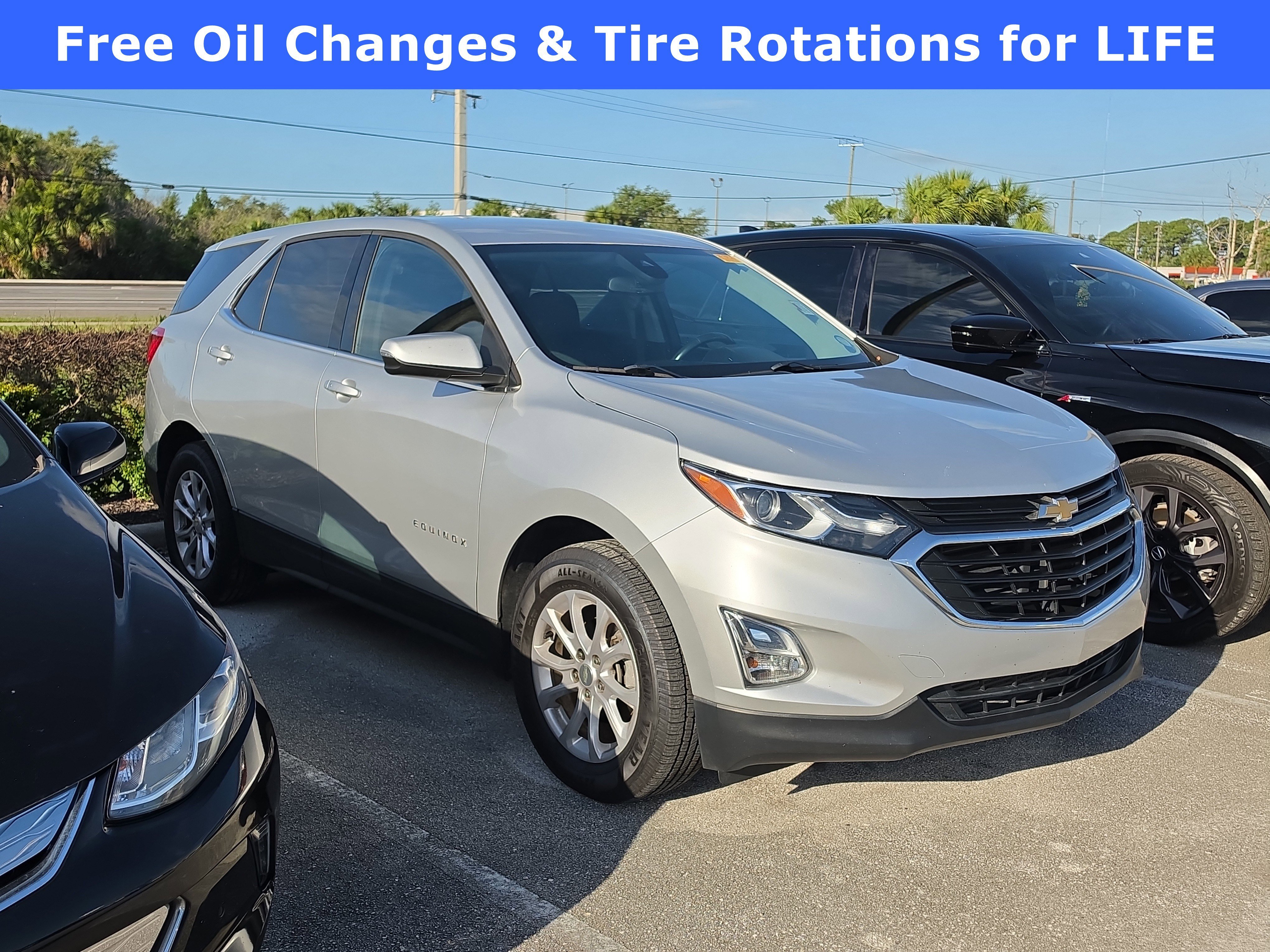 Used 2019 SILVER ICE METALLIC Chevrolet LT image 1