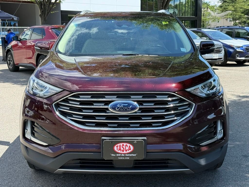 Used 2019 Burgundy Velvet Metallic Tinted Clearcoat Ford SEL image 3