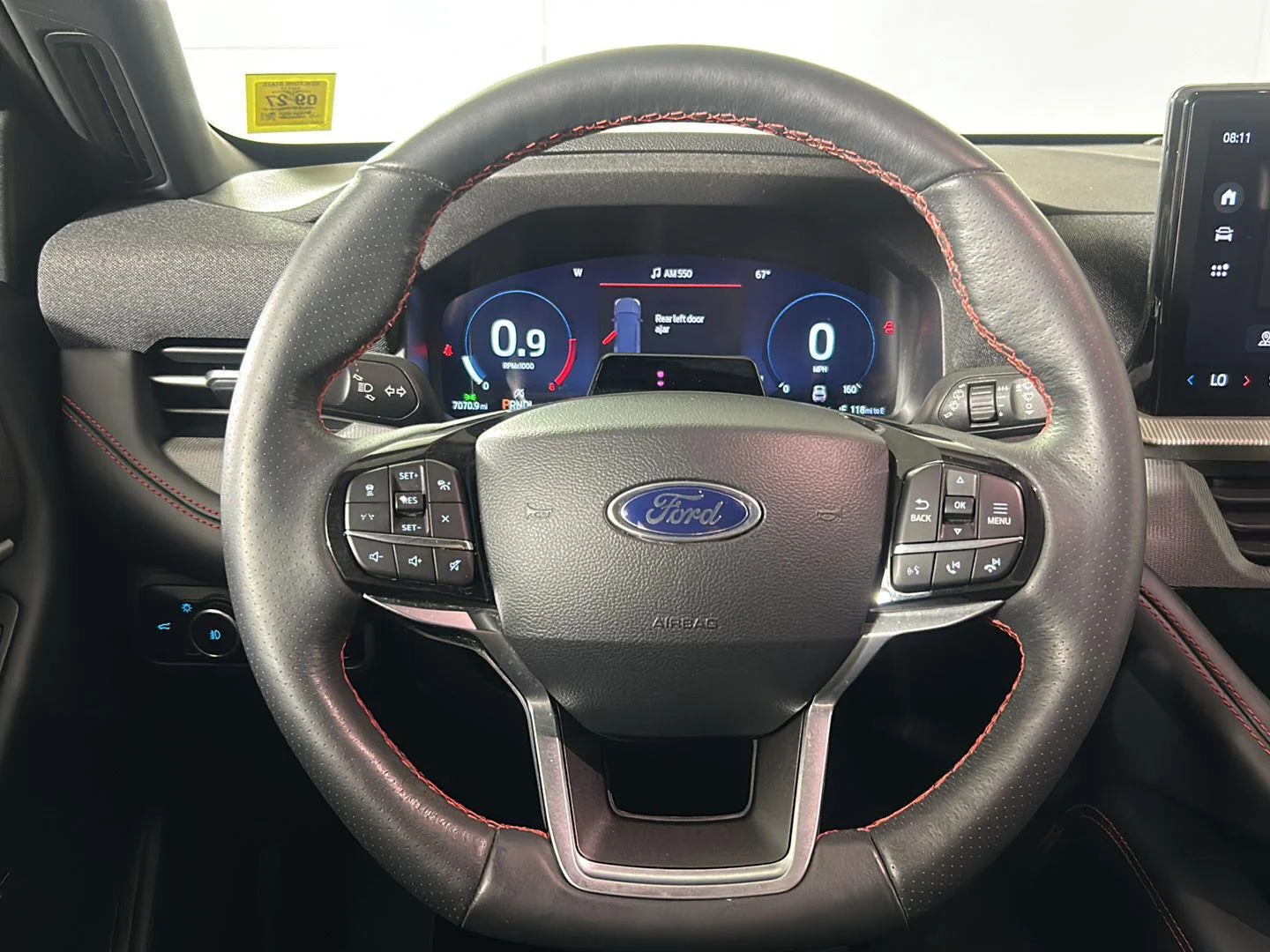 Used 2025 Star White Metallic Tri-Coat Ford ST-Line image 28