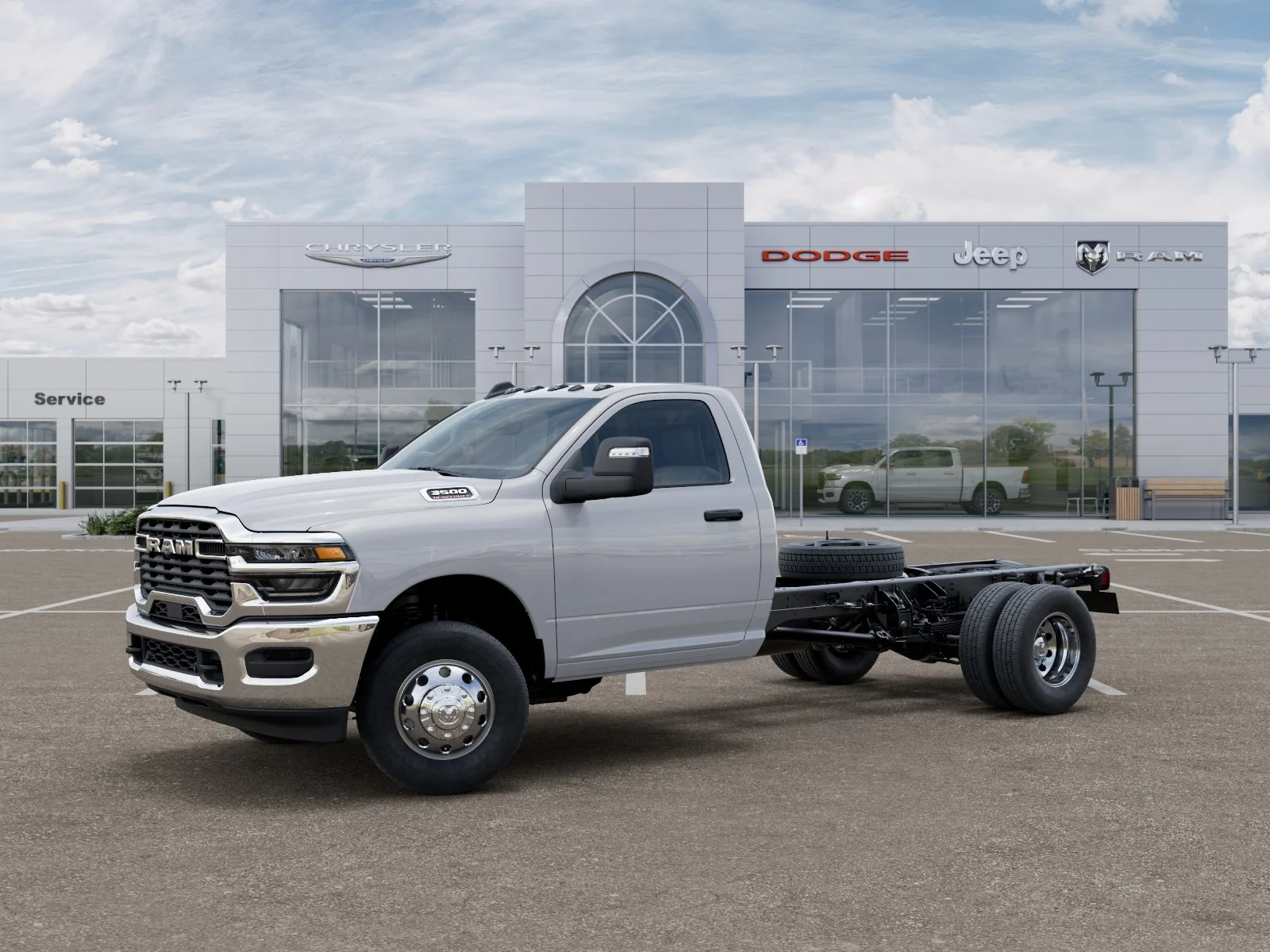 New 2026 Bright White Clear-Coat Exterior Paint RAM Tradesman image 30