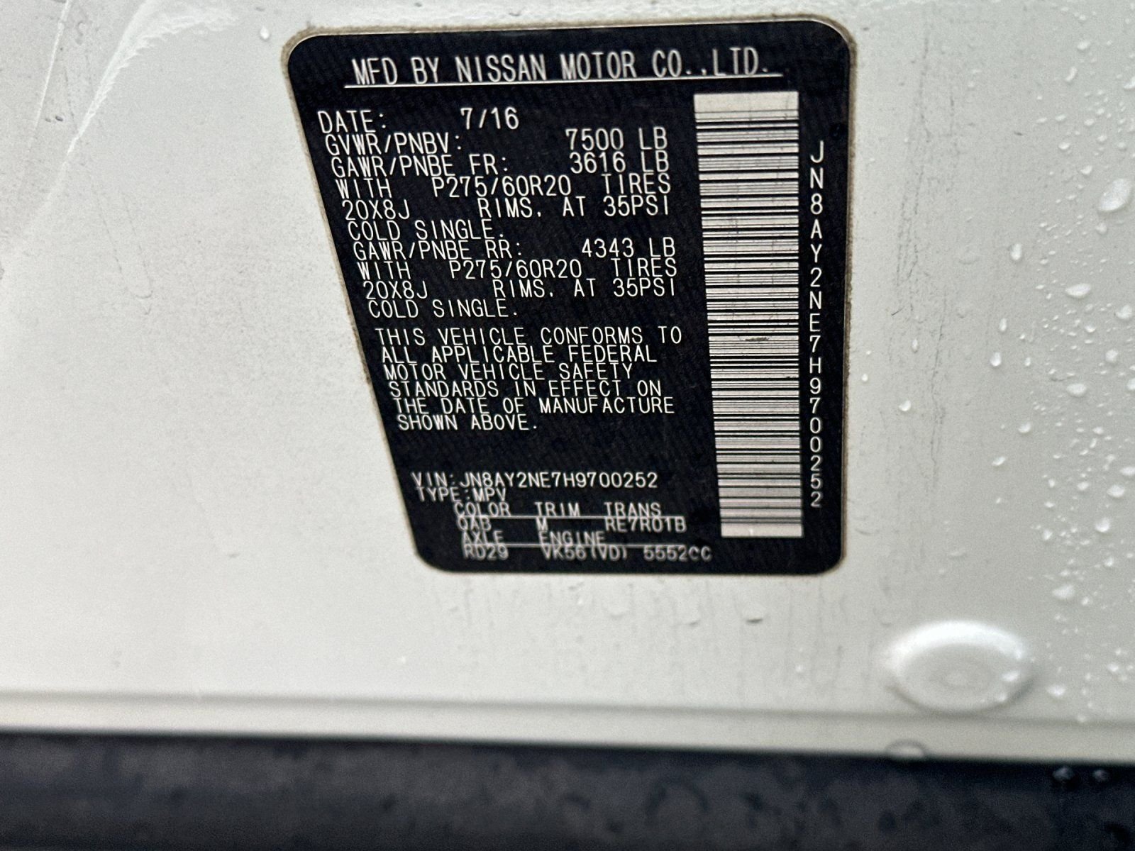Used 2017 Pearl White Nissan Platinum image 28