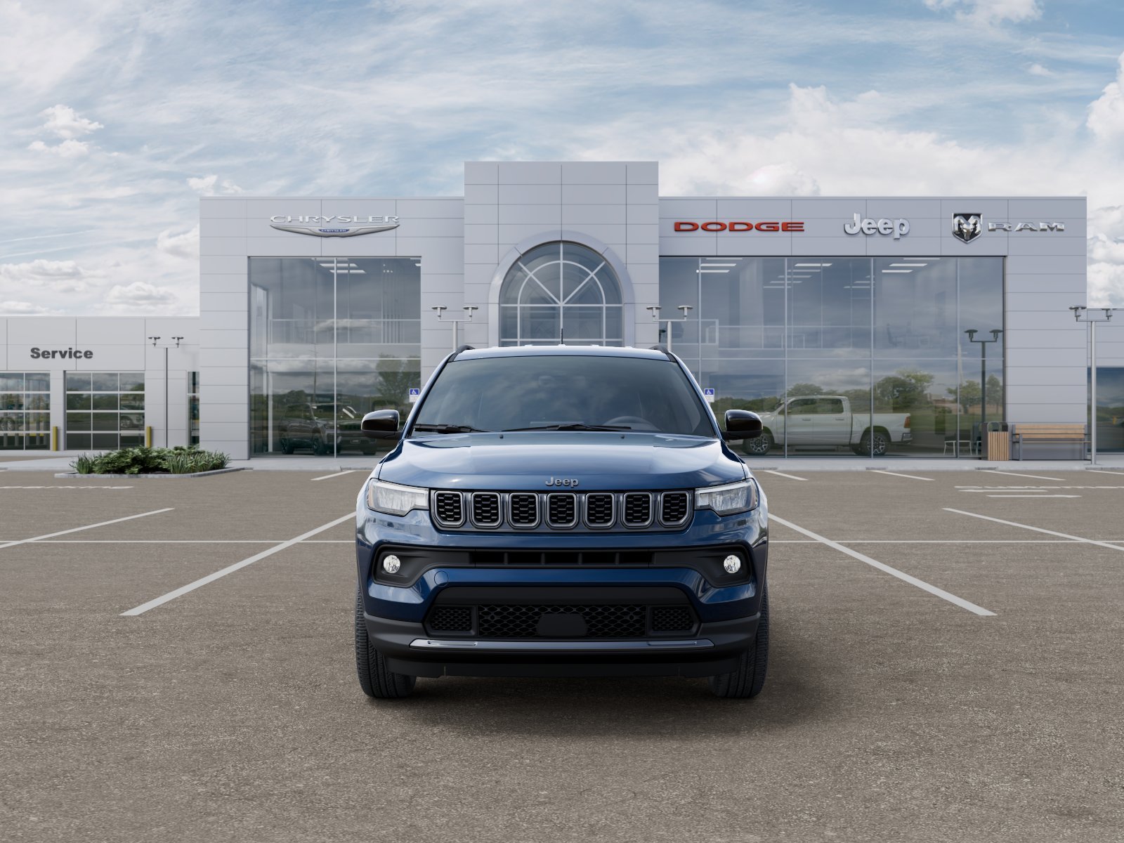 New 2026 Fathom Blue Pearl-Coat Exterior Paint Jeep Latitude image 32