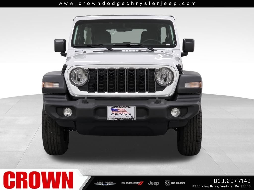 New 2026 Bright White Clear-Coat Exterior Paint Jeep Sport image 2