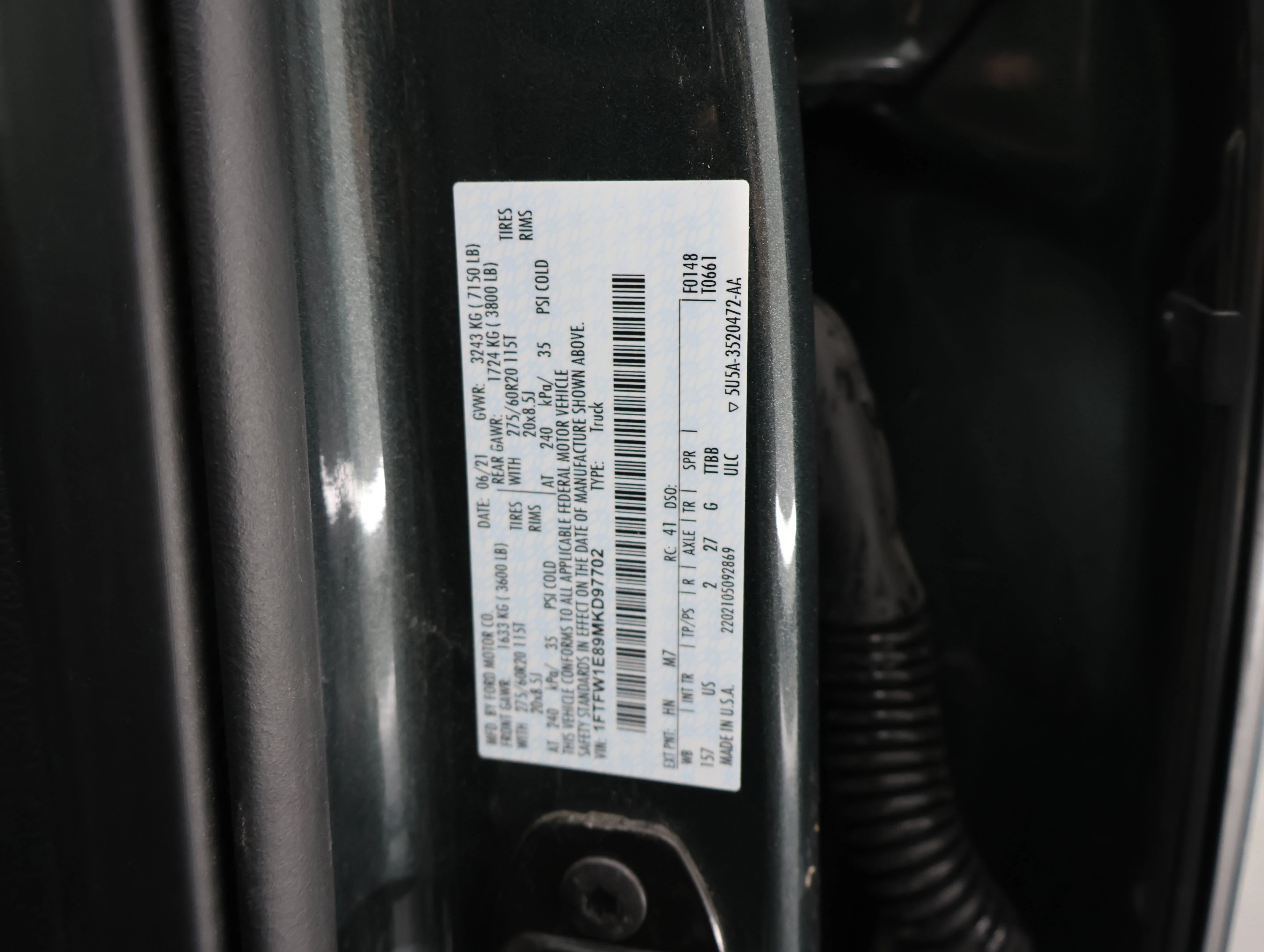 Used 2021 Guard Metallic Ford XLT image 67