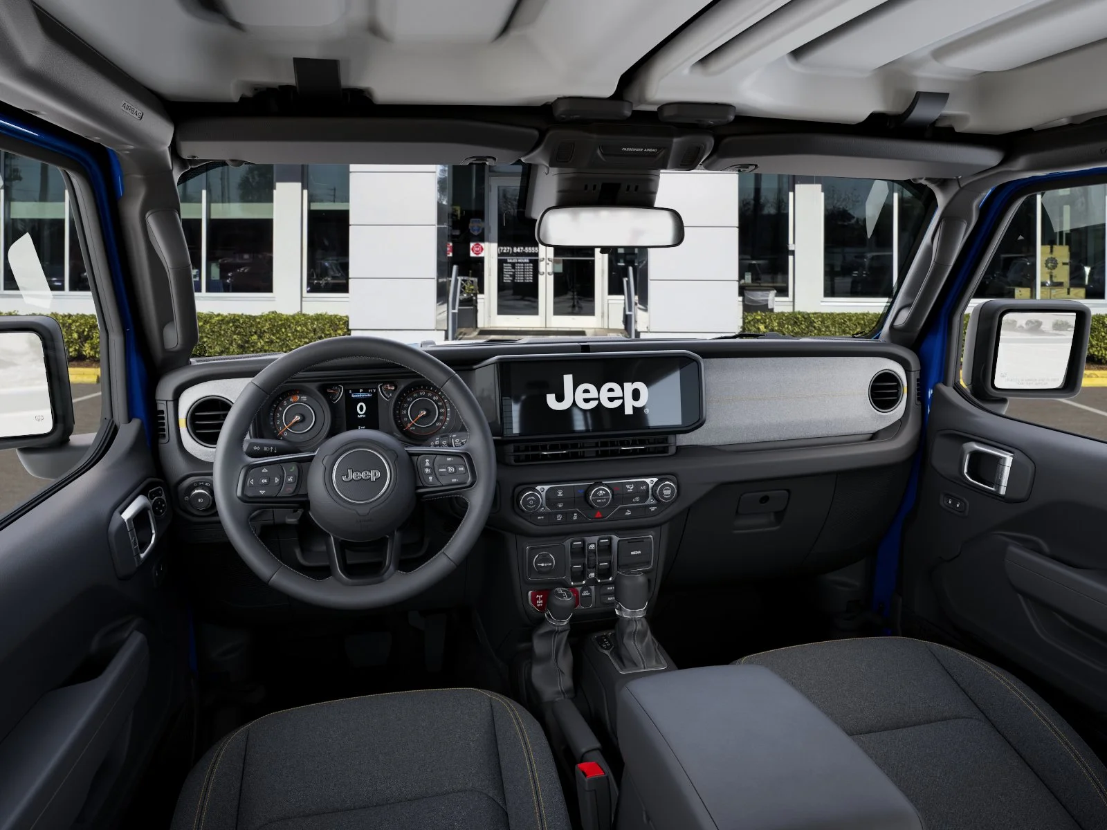 New 2026 Hydro Blue Pearl-Coat Exterior Paint Jeep Willys image 48
