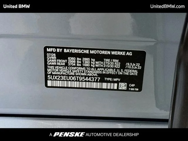 New 2026 Brooklyn Grey Metallic BMW X5 40i image 15