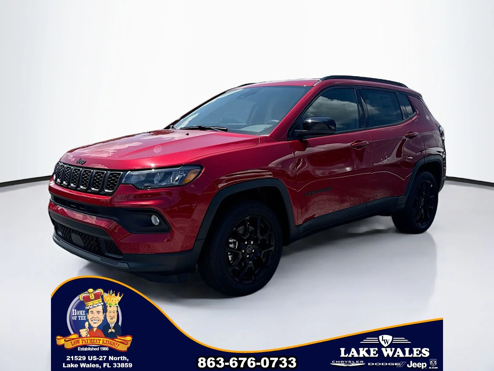 New 2026 Red Hot Pearl-Coat Exterior Paint Jeep Latitude image 2