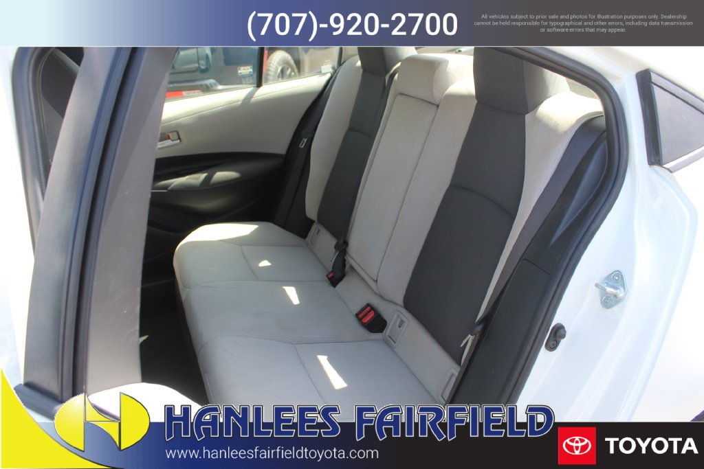 Used 2021 White Toyota LE image 13