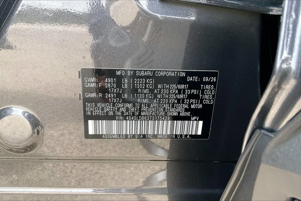 New 2026 MAGNETITE GRAY METALLIC Subaru Premium image 13