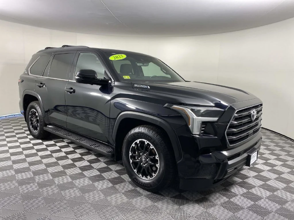 Used 2025 Midnight Black Metallic Toyota SR5 image 1