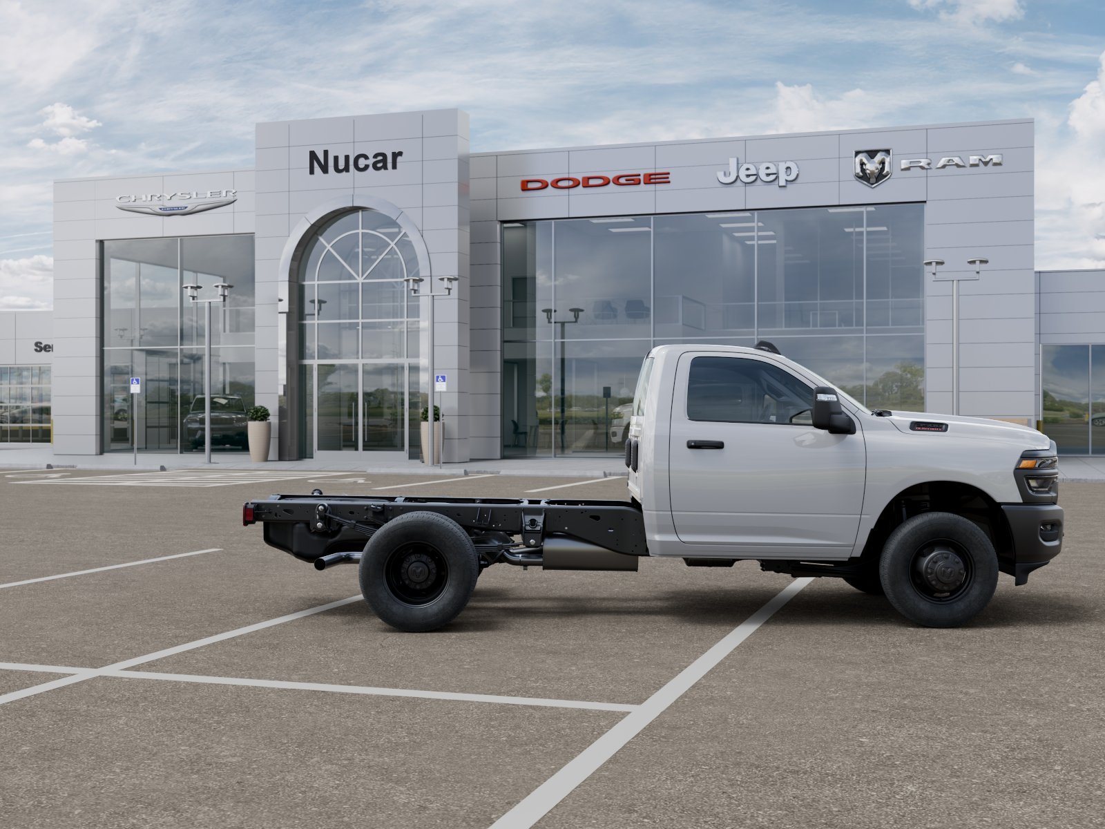 New 2026 Bright White Clear-Coat Exterior Paint RAM Tradesman image 38