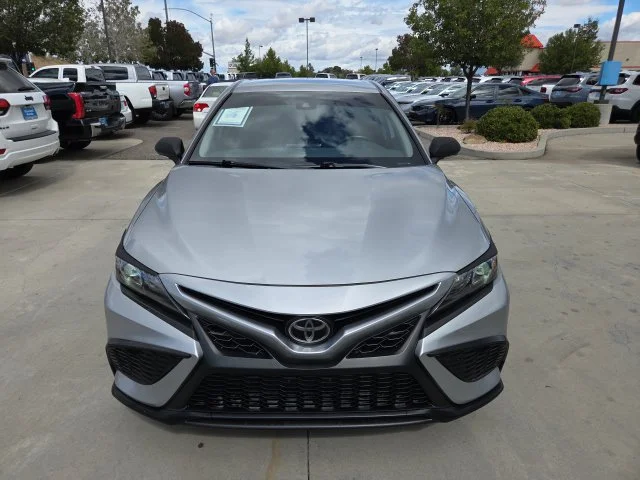 Used 2022 Silver Toyota SE image 2