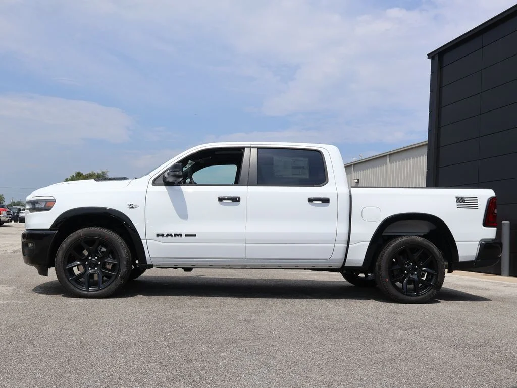 New 2026 Bright White Clear-Coat Exterior Paint RAM Laramie image 2