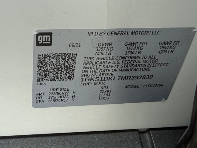 Used 2021 White Frost Tricoat GMC Denali image 22