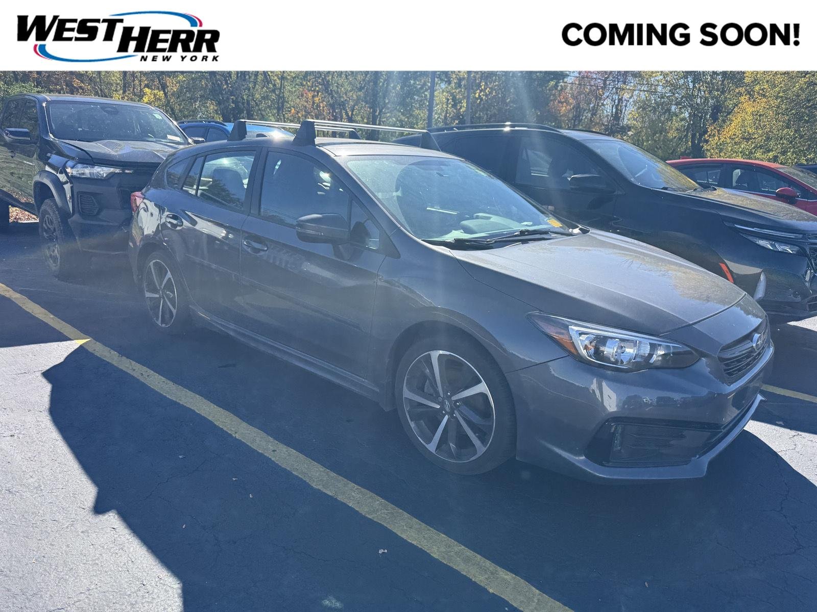 Used 2022 Magnetite Gray Metallic Subaru Sport image 1