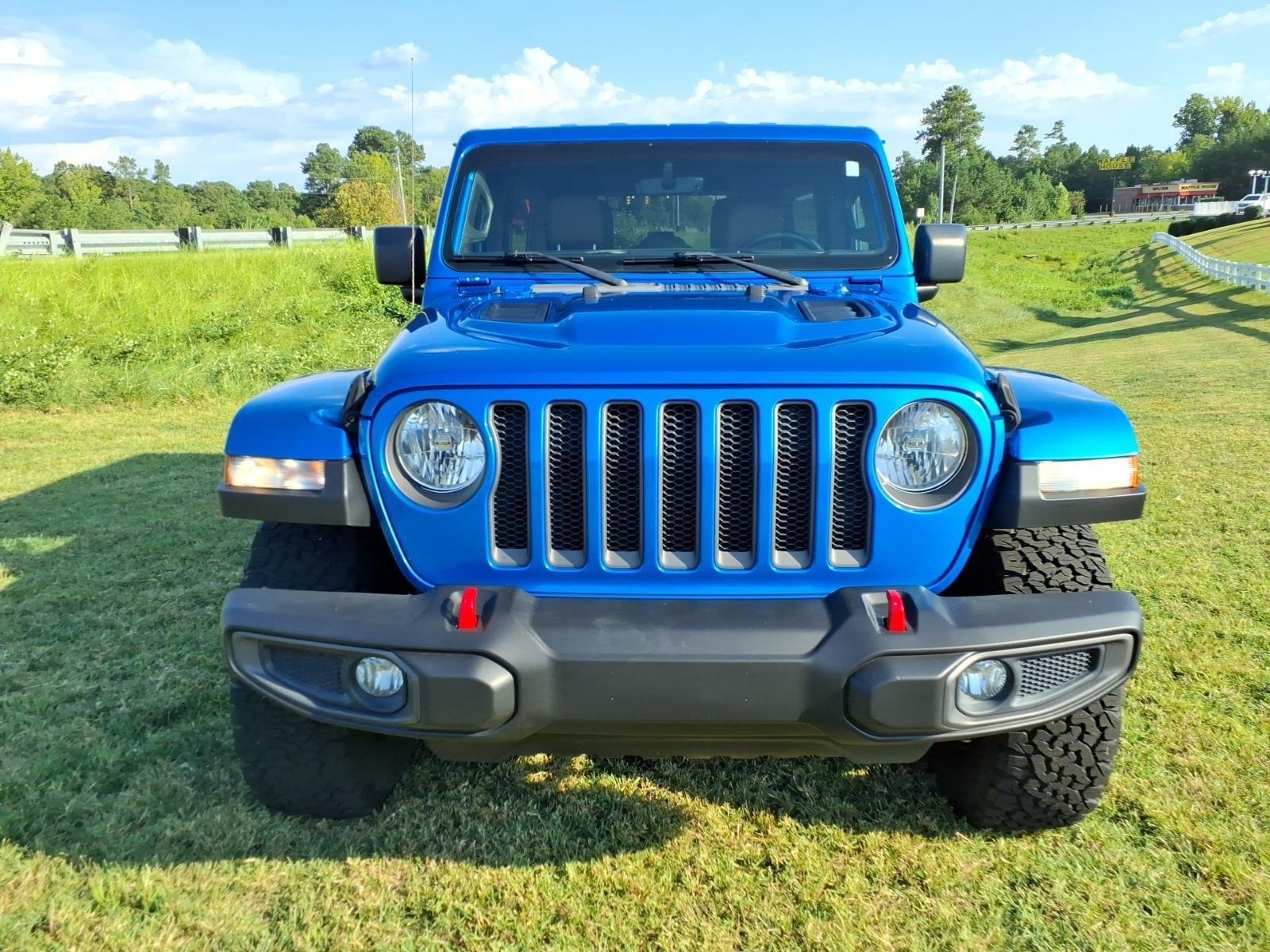 Used 2021 Hydro Blue Pearlcoat Jeep Unlimited Rubicon image 8