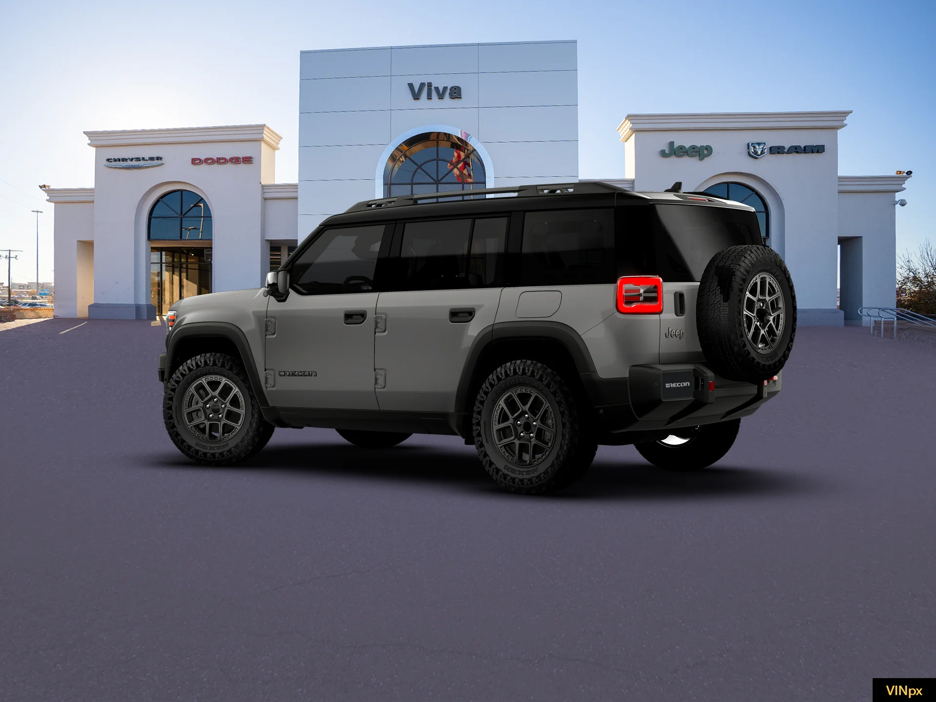 New 2026 Ceramic Gray Clear-Coat Exterior Paint Jeep Moab image 4
