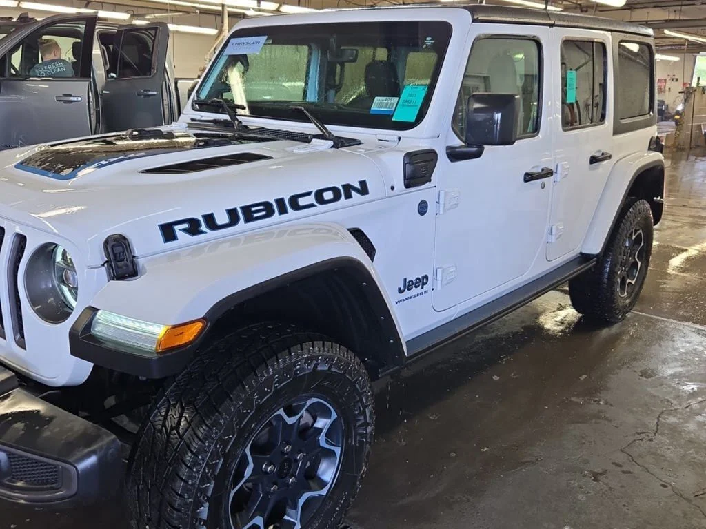 Used 2023 White Jeep Rubicon 4xe image 12