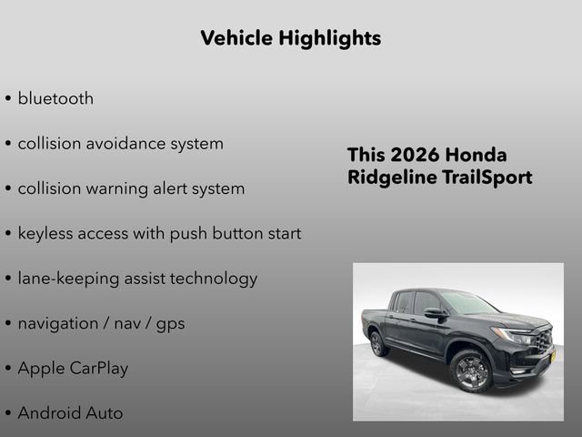 2026 Honda Ridgeline TrailSport - Photo 10