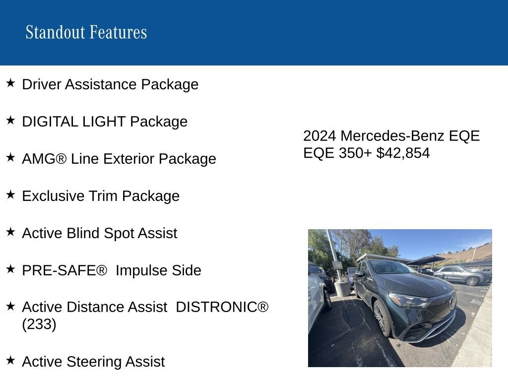 Certified Used 2024 Green Mercedes-Benz 350+ SUV image 9
