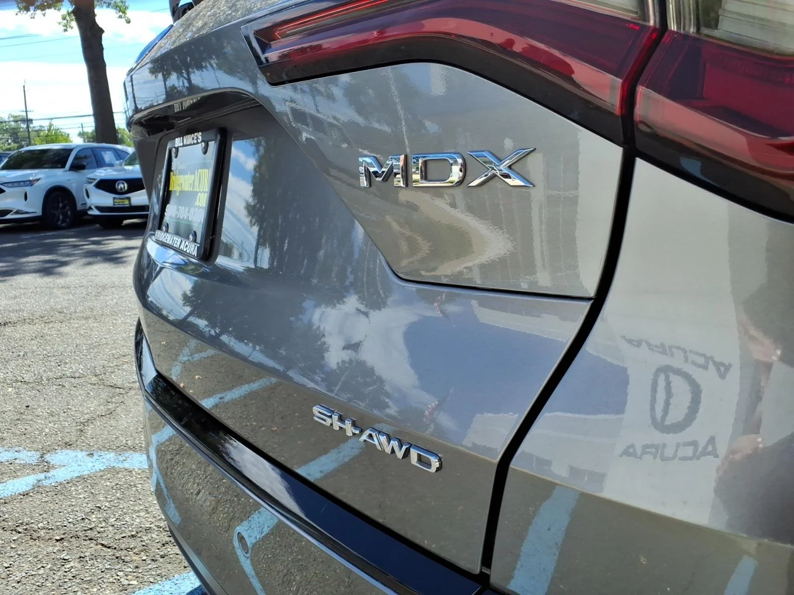 Used 2023 Liquid Carbon Metallic Acura SH-AWD with A-Spec Package image 14