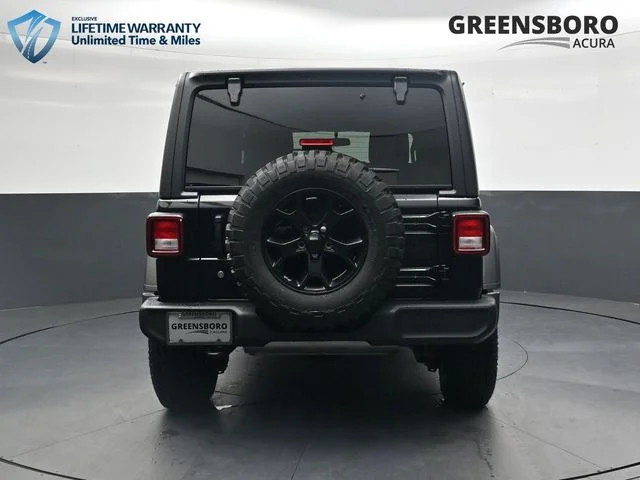 Used 2022 Black Clearcoat Jeep Unlimited Willys image 7