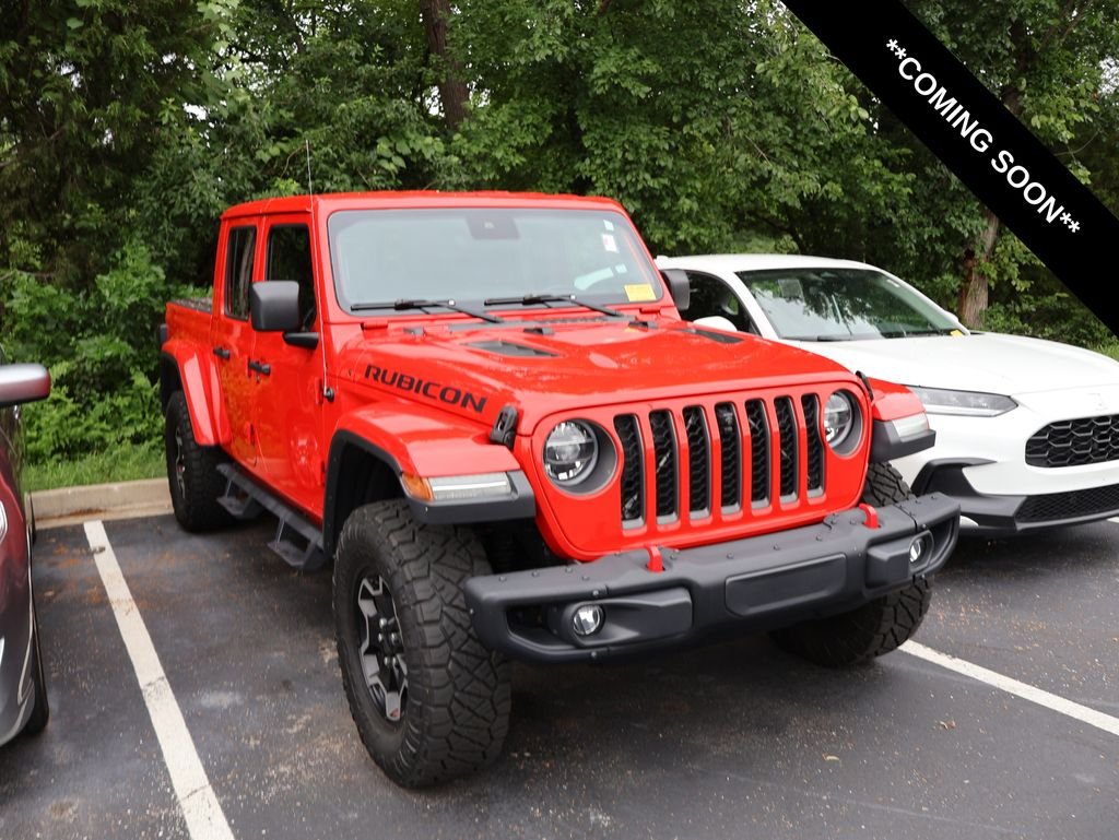 Used 2021 Red Jeep Rubicon image 1