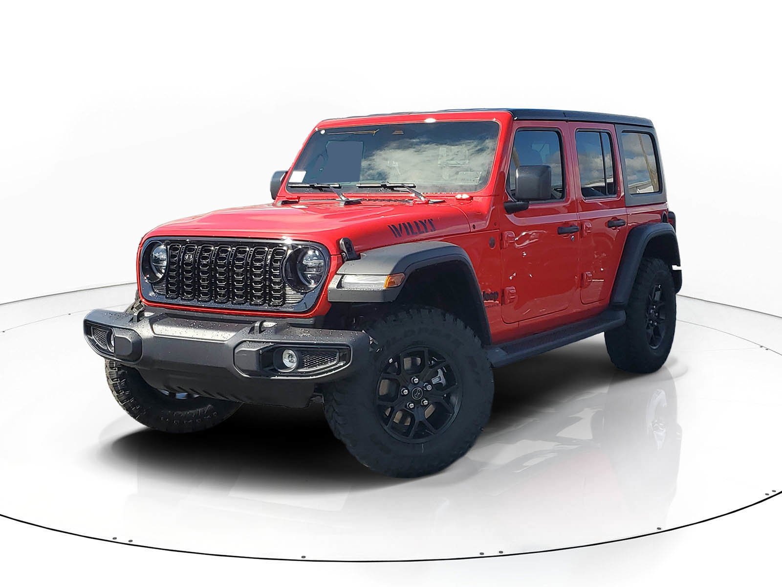 New 2026 Firecracker Red Clear-Coat Exterior Paint Jeep Willys image 2