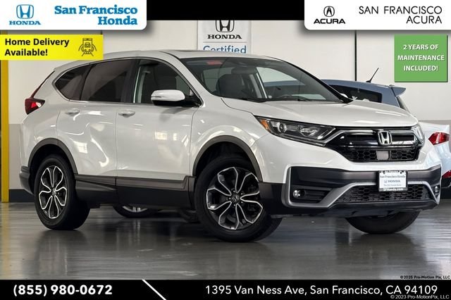 Used 2020 Platinum White Pearl Honda EX image 1