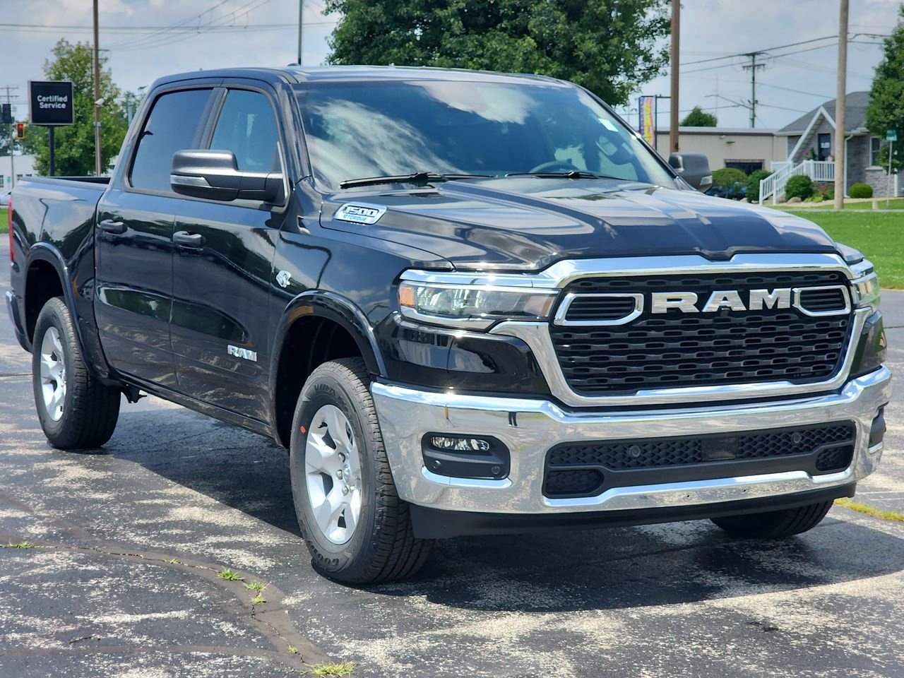 New 2026 Diamond Black Crystal Pearlcoat RAM Big Horn/Lone Star image 1