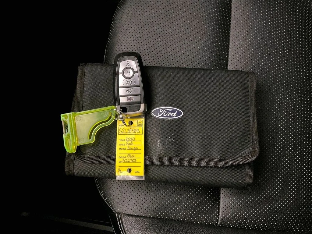 Used 2020 Blue Ford Titanium image 16