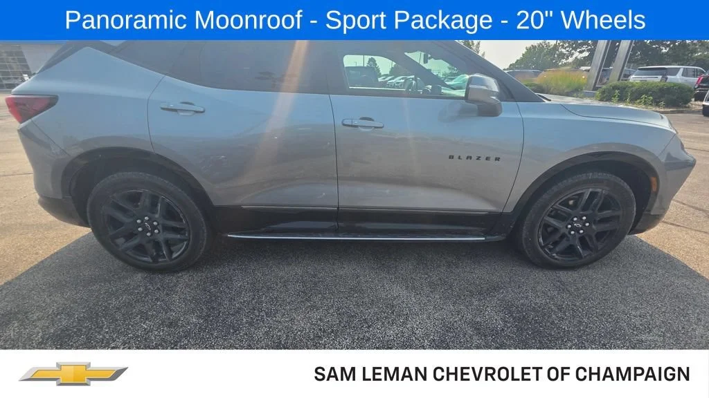 Used 2025 Sterling Gray Metallic Chevrolet RS image 7