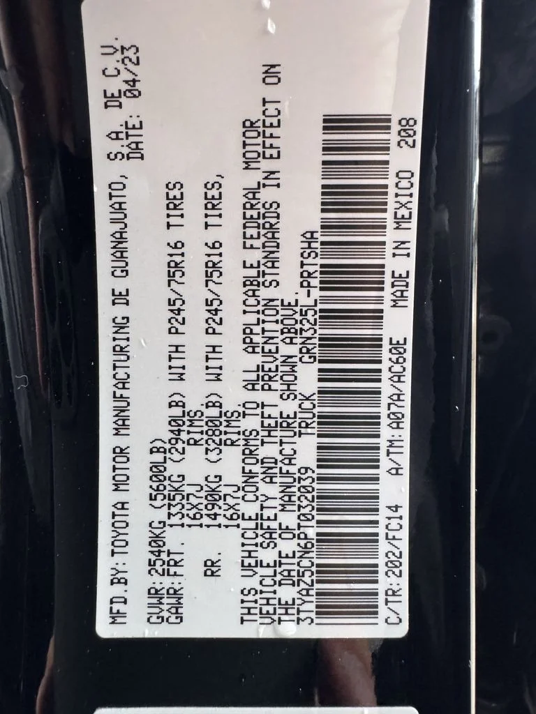 Used 2023 Black Toyota SR5 image 32