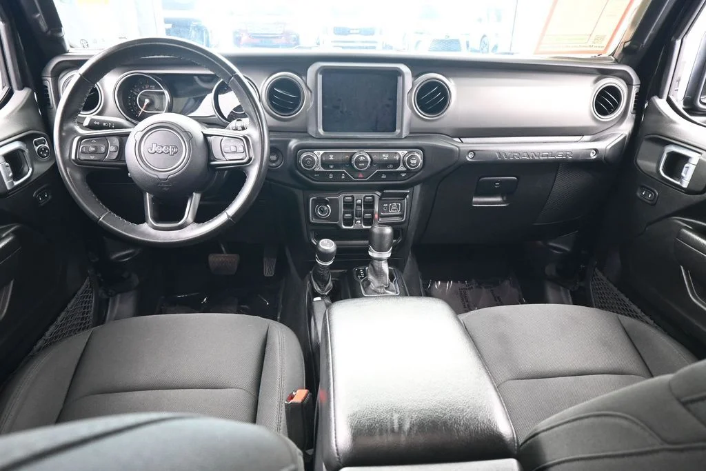 Used 2022 Black Clearcoat Jeep Unlimited Sport image 35