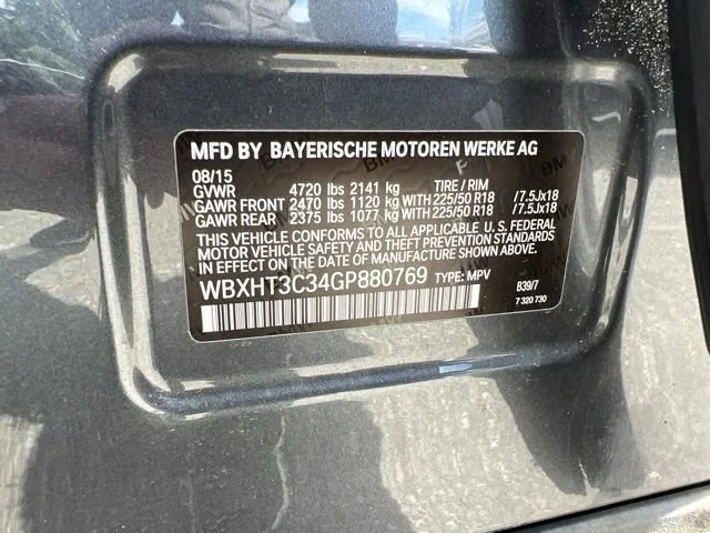 Used 2016 Mineral Gray Metallic BMW xDrive28i image 11
