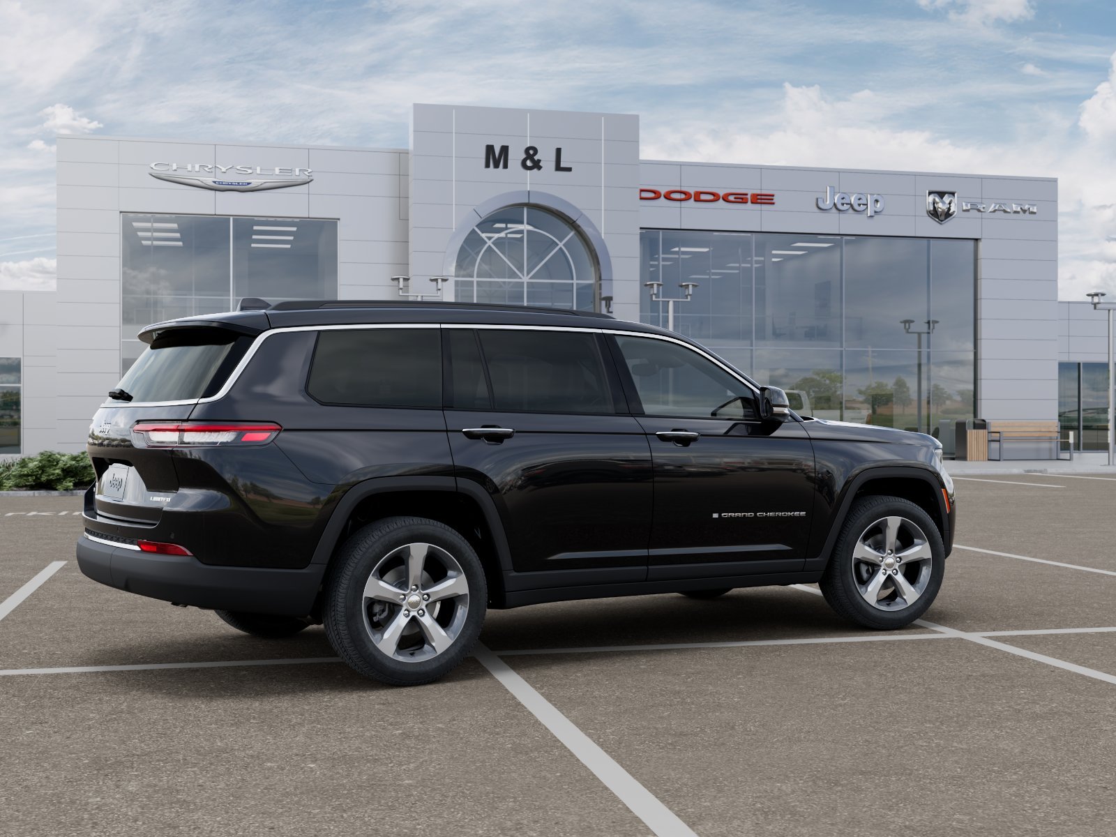 New 2026 Diamond Black Crystal Pearl-Coat Exterior Paint Jeep Limited 4x4 image 31