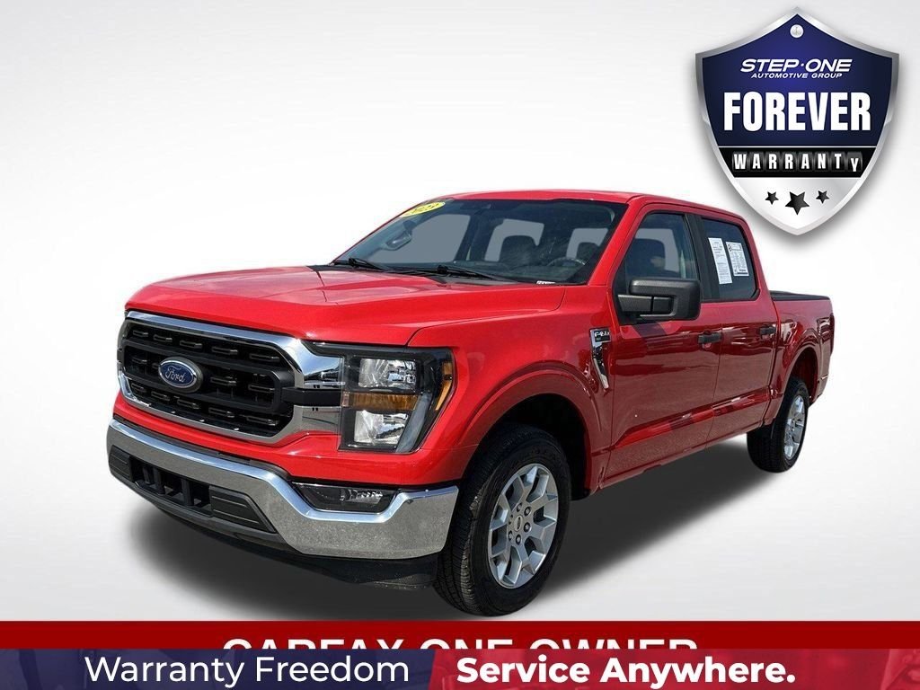Used 2023 Red Ford XLT image 2