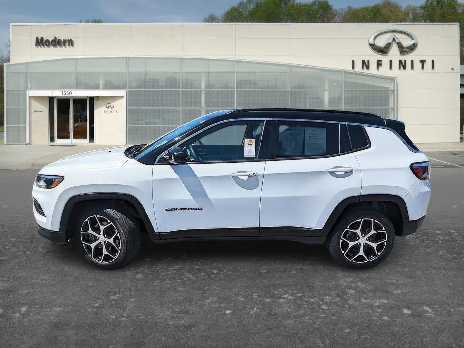 Used 2024 Bright White Clearcoat Jeep Limited image 6