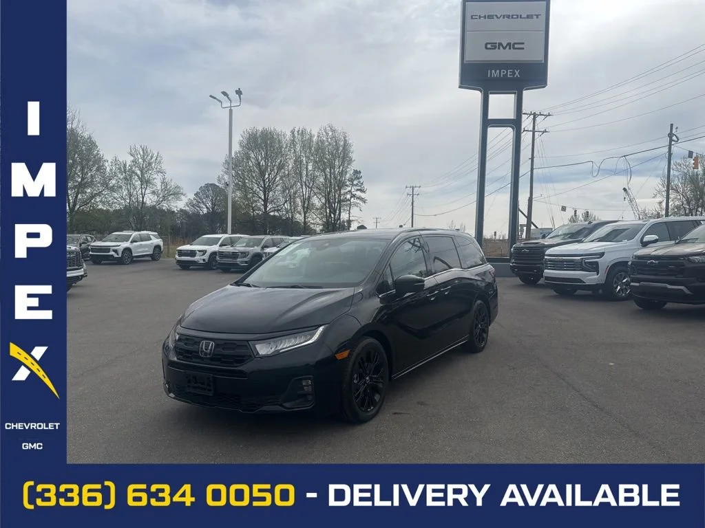 Black 2025 Honda Odyssey Sport-L FWD Minivan Front-Wheel Drive
