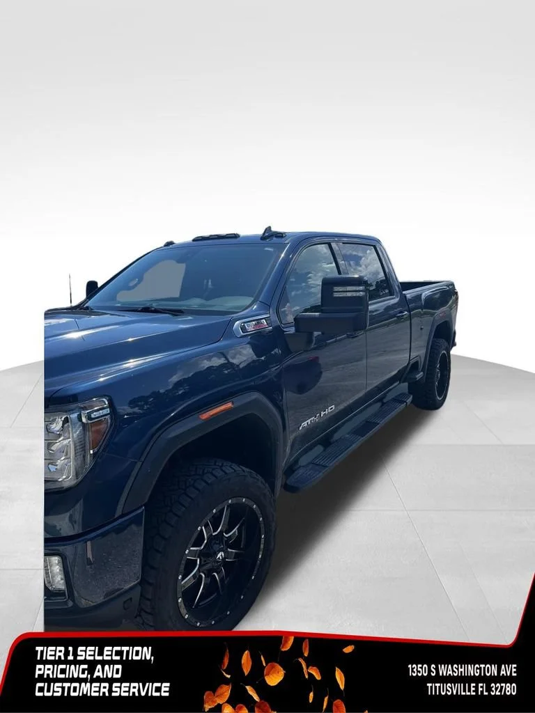 Certified Used 2023 PACIFIC BLUE METALLIC GMC AT4 image 4
