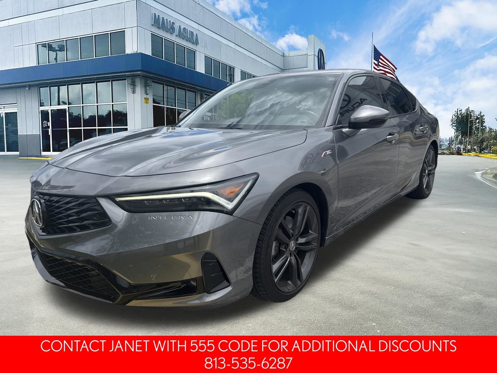 Used 2024 Black Acura A-Spec Tech Package image 3