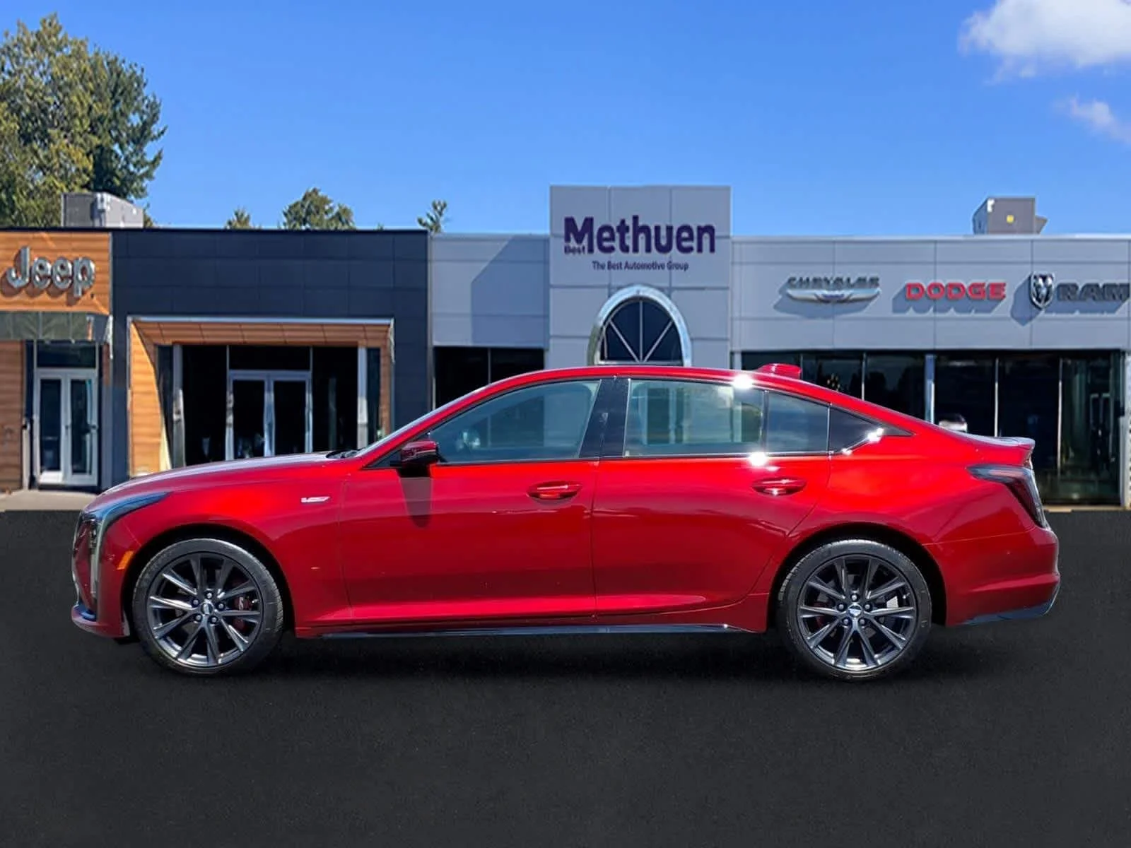 Used 2025 Radiant Red Tintcoat Cadillac  image 8