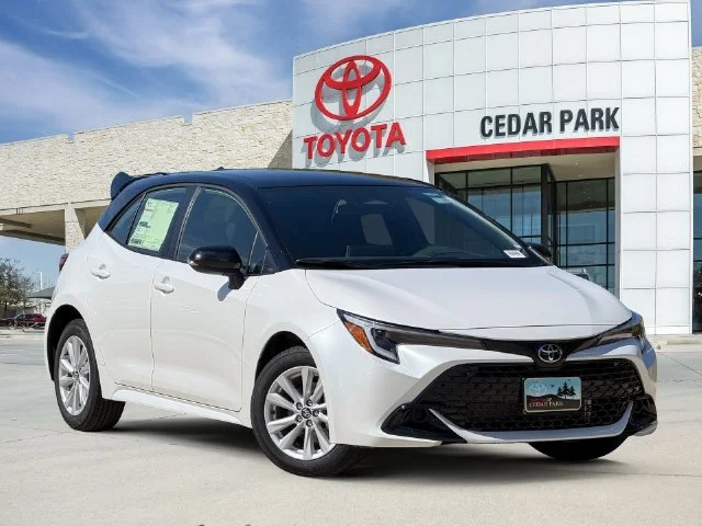 New 2027 Wind Chill Pearl with Black roof Toyota SE image 1