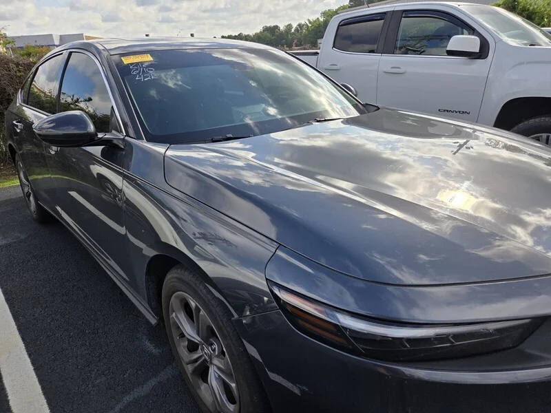 Used 2024 Meteorite Gray Metallic Honda EX image 4