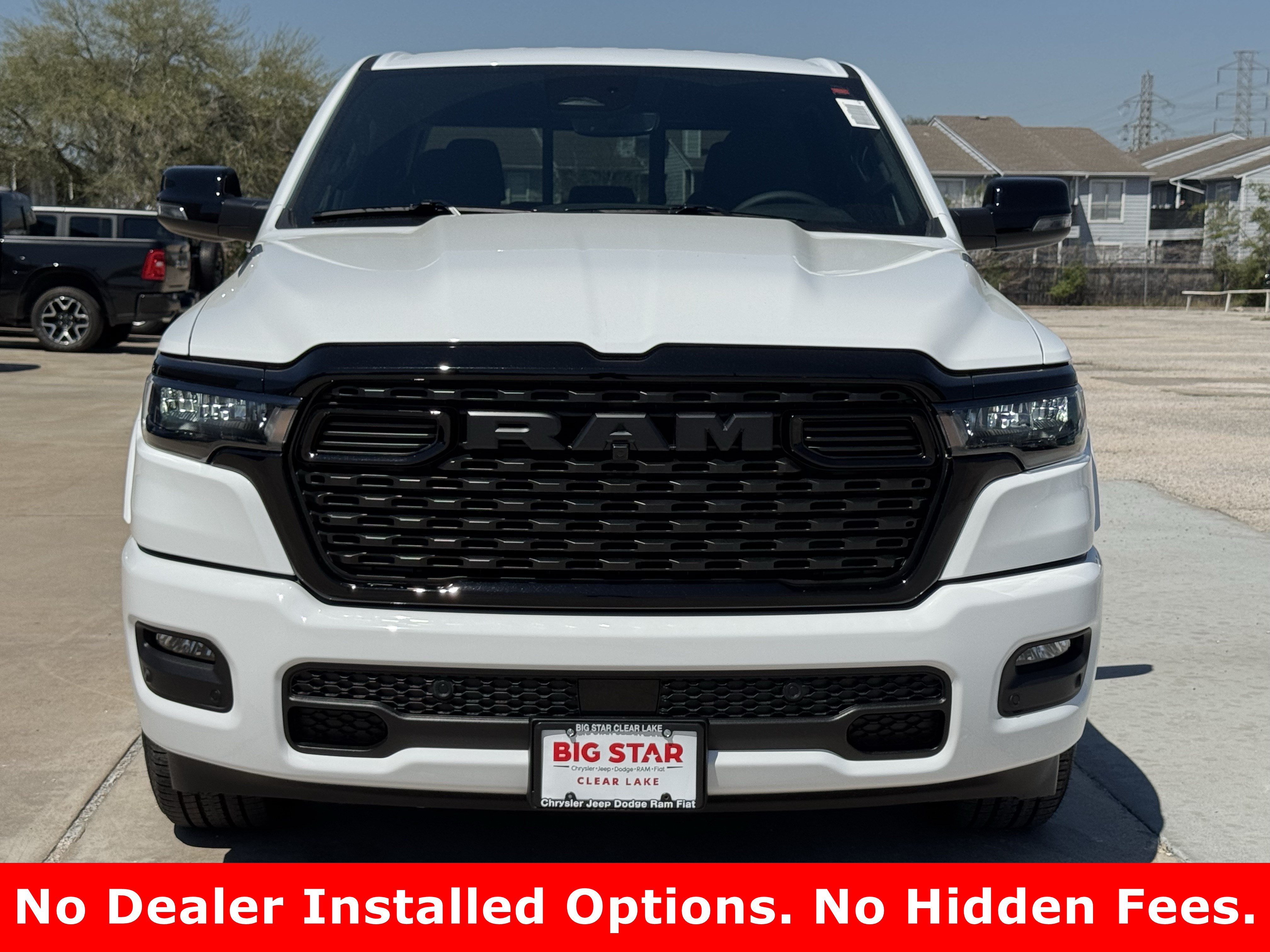 New 2026 Bright White Clear-Coat Exterior Paint RAM Lone Star image 3