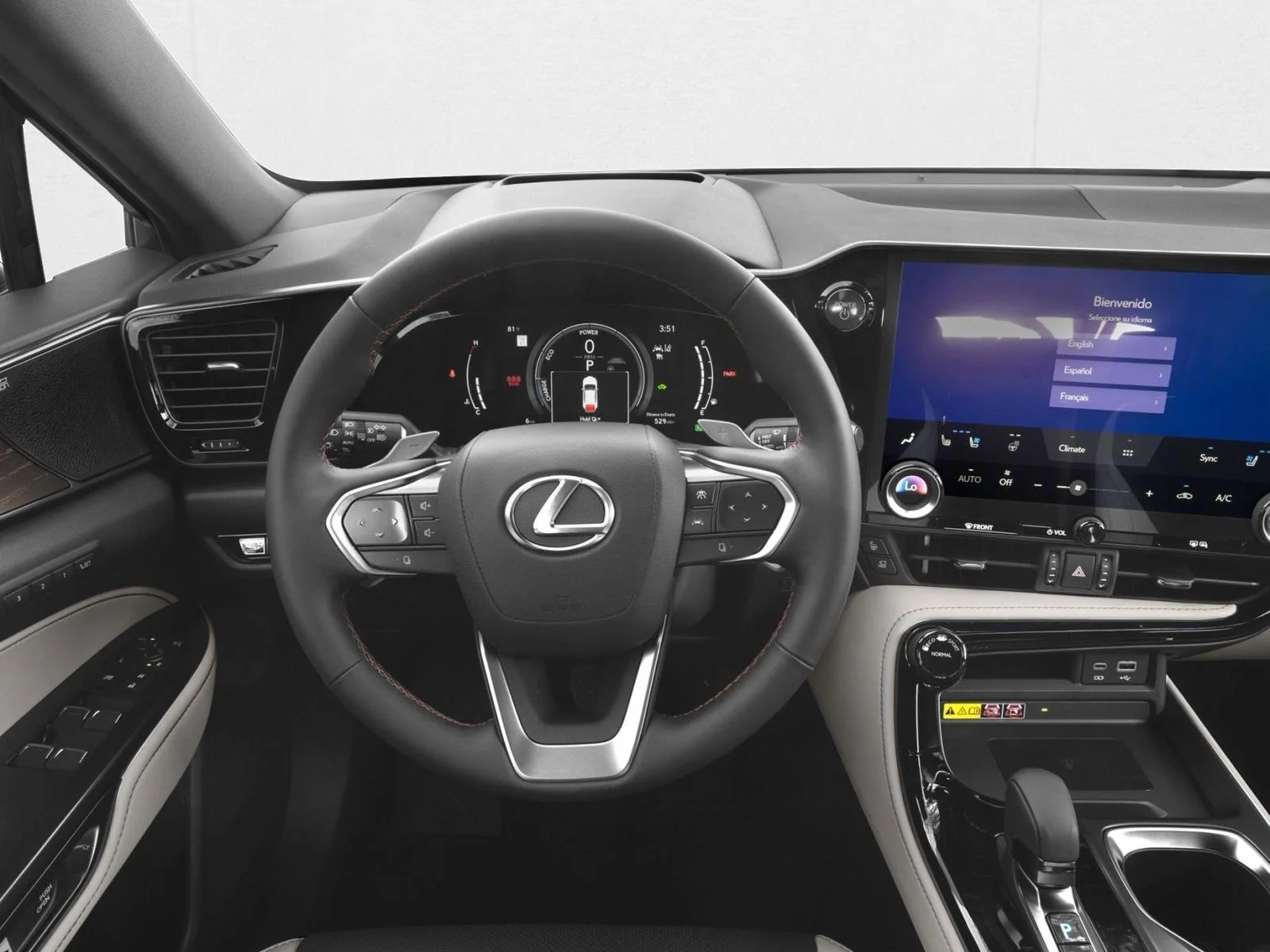 New 2026 Ultra White Lexus NX 350h LUXURY AWD image 4