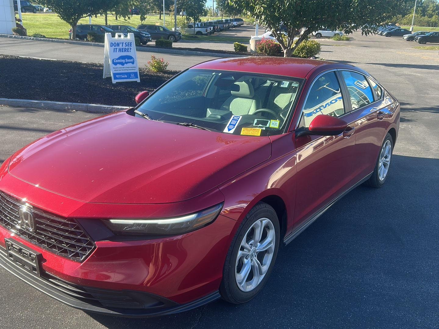 Used 2025 Radiant Red Metallic Honda LX image 3