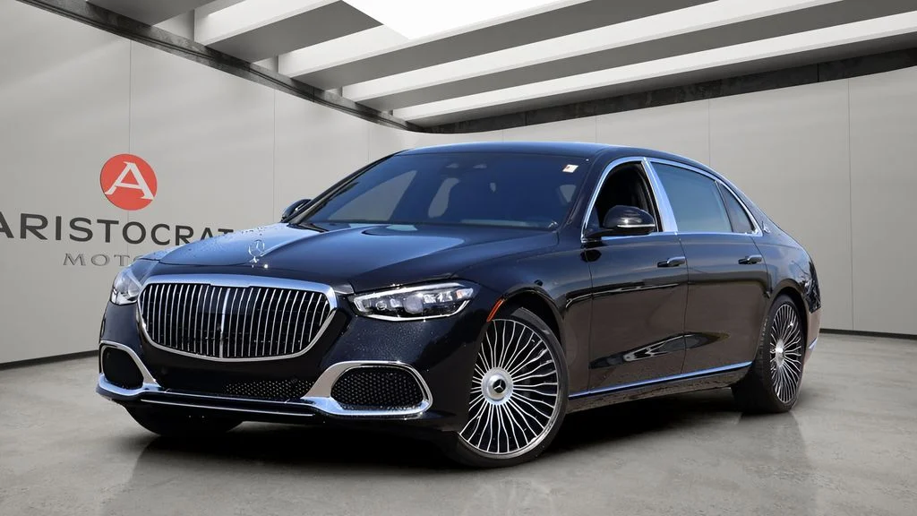Certified Used 2024 Obsidian Black Mercedes-Benz Maybach S 580 image 1
