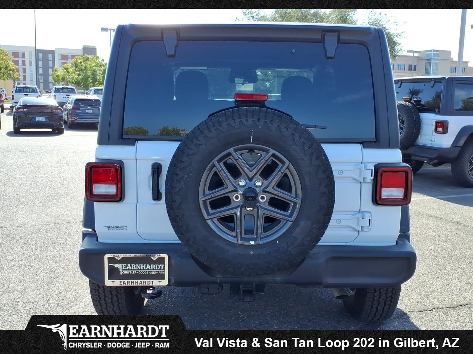 New 2026 Bright White Clear-Coat Exterior Paint Jeep Sport S image 4